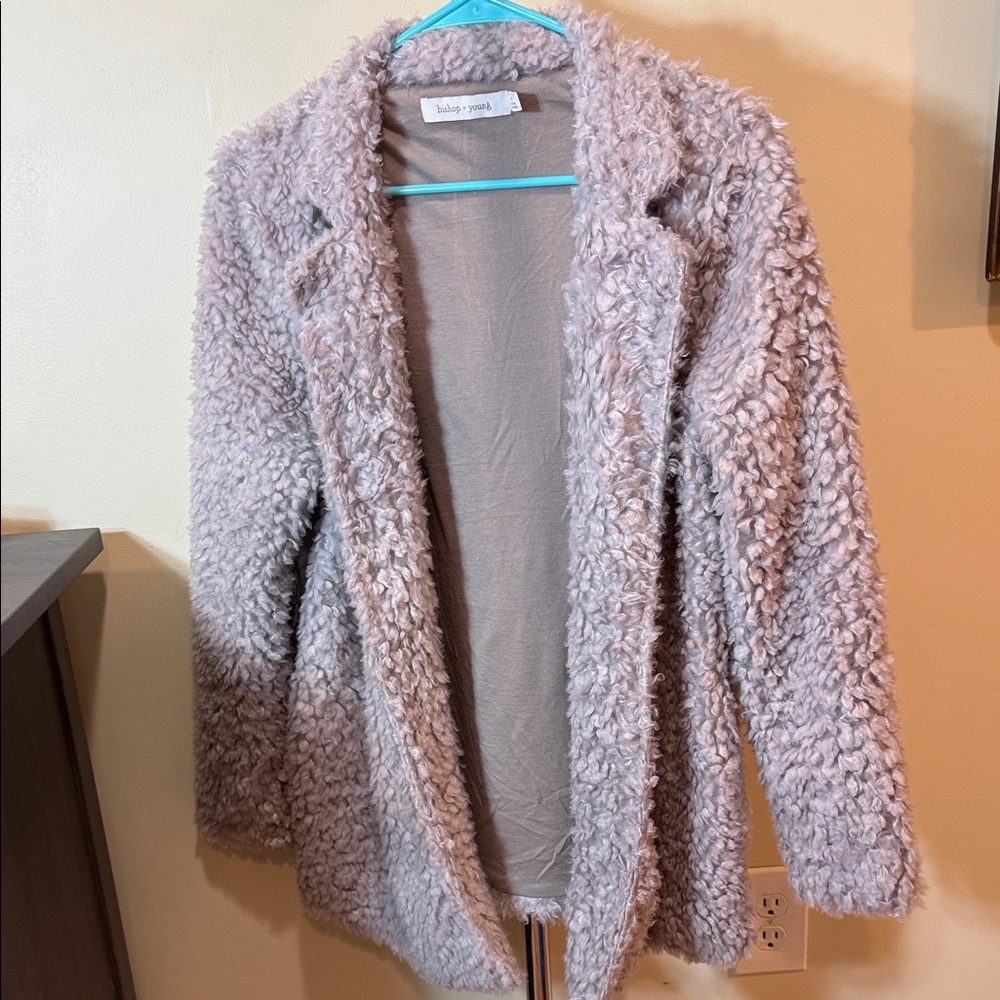Cozy Textured Jacket in Gray